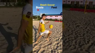 Who played understand 😂 #football #beachsoccer #footballboots #comparison