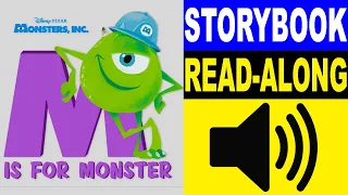 Monsters, INC Read Along Story book, Read Aloud Story Books, Monsters, INC - M is for Monster
