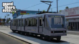 Unterwegs mit der Metro in Los Angeles | Grand Theft Auto V 4K Gameplay [MODS]