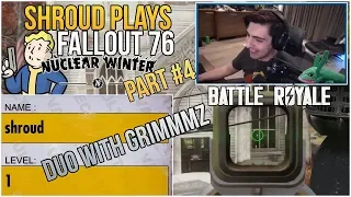 Shroud Plays Fallout 76 Nuclear Winter Battle Royale Game Mode For The First Time - Part #4