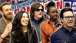 The Walking Dead: Norman Reedus, Danai Gurira, Ross Marquand, Josh McDermitt, & Angela Kang at NYCC