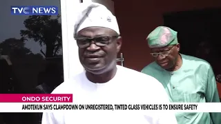 Ondo Amotekun Says Clampdown On Unregistered, Tinted Glass Vehicles Is To Ensure Safety