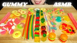 [asmr Mukbang] Colorful & Unique Gummy Party🌈 *Pizza, Hamburger, Gecko, Critter, Fruits, Block Gummy