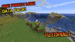 Minecraft Tutorial! One Punch Man Datapack!
