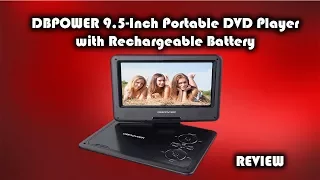 DBPOWER 9.5 Inch Portable DVD Player with Rechargeable Battery Review