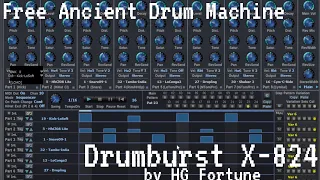 Free Ancient Drum Machine - Drumburst X-824 by HG Fortune (No Talking)