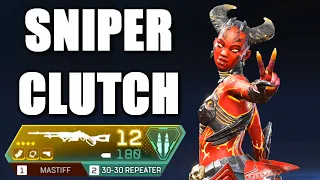 Using the GOLD 30-30 REPEATER to CLUTCH in Apex Legends