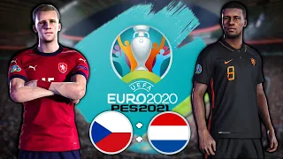 DRAMATICKÉ OSMIFINÁLE! ČESKO:NIZOZEMSKO [PES 2021 EURO]