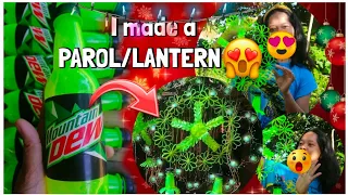 HOW TO MAKE A "FLOWER" PAROL/LANTERN USING RECYCLED PLASTIC BOTTLES?? (WATCH THIS!!) || JUNABETH