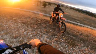 EnduroVlog#18 Cel mai tare view de pe YZ💙💙 + Nou motor în trupă | KXD 125 automat |