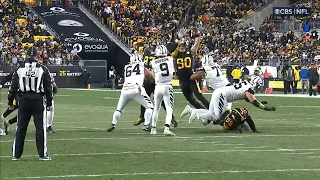 DONT BLINK! T.J. Watt Snatches an Interception!