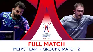 FULL MATCH | Noshad ALAMIYAN vs Ovidiu IONESCU | MT Group 8 - Match 2 | #ITTFWorlds2024