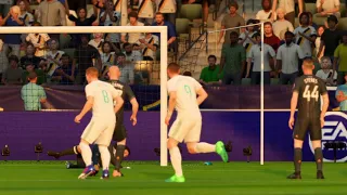 FIFA 18 REAL MADRID vs LA GALAXY 2-0 (ps4 slim)