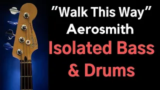Walk This Way - Aerosmith - Isolated Drums and Bass Tracks (Bass and Drums Only Backing Tracks)