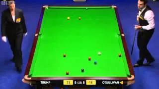 WSC 2013  RONNIE O'SULLIVAN vs JUDD TRUMP semifinal Frame13