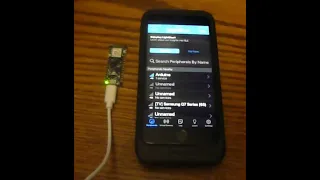 Arduino Nano 33 BLE Sense (Connecting to an iPhone)