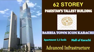 Bahria ICON Tower Karachi| Tallest building of Pakistan| ICON Tower Bahria Town Karachi