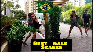 Bushman Prank: Best male reactions | Melhores reações masculinas