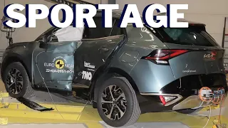 WATCH KIA SPORTAGE 2023 CRASH TEST -  GOOD SUV