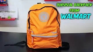 Survival Backpack from Walmart