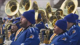 Famous Idaho Potato Bowl bands battle in pre-game hype competition