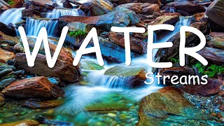 Mesmerizing Water Streams: 1 hour of Nature's Serenade to Soothe Your Soul-4K