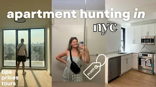 NYC APARTMENT HUNTING | tips, prices, and tours!