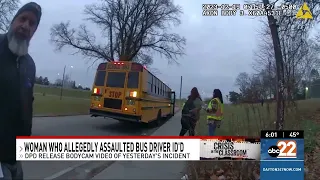 Police release body camera footage after parent arrested for assaulting school bus driver