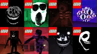 How To Build LEGO All Roblox Doors Scary characters