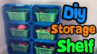 DIY Storage Shelf | Kids Toy Organizer  | Dollar Tree