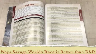 5 Ways that Savage Worlds RPG Does it Better Than D&D!