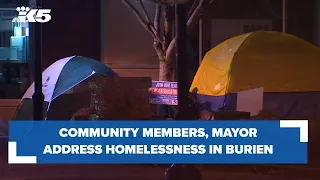Community members, mayor address homelessness in Burien