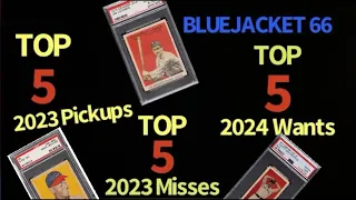 My TOP 5 Vintage Baseball Cards For 2023