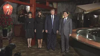 Трамп в Японии: перегооры и гольф