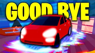 Saying Good Bye To Roblox Jailbreak... (THE END)