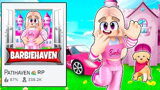 STWORZYŁAM GRĘ BARBIE BROOKHAVEN RP w ROBLOX! ALE RÓŻOWO! 💕