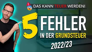 Grundsteuerreform 2022: Die 5 größten Fehler in der Grundsteuererklärung 2022 (+Elster Grundsteuer)