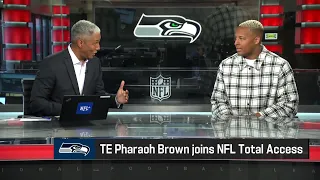 Seahawks TE Pharaoh Brown joins 'NFL Total Access' to discuss Mike Macdonald's 'amazing energy'