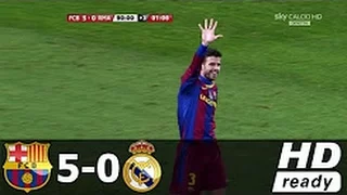 FC Barcelona 5-0 Real Madrid ►2010-11 HD 720p & English Commentary ||HD||