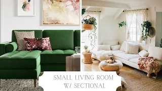 Small Living Room With Sectional Home Decor & Design |  And Then There Was Style