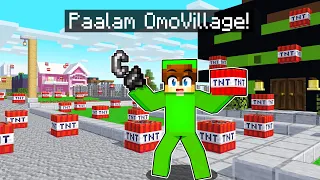 PINASABOG Ko Na Ang OMOvillage! | Minecraft