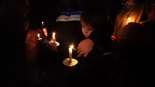 Hundreds gather for candlelight vigil in Kentucky