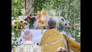 Fronleichnam - Prozession im Stift Heiligenkreuz 2021