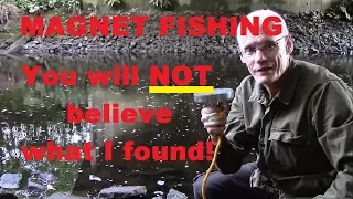 YOU WILL NOT BELIEVE WHAT I FOUND! I went river magnet fishing and got the surprise of my life.