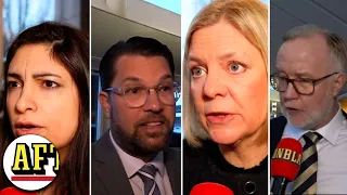 Partiledarna om knarkavslöjandet: ”Aftonbladet skulle kontrollera sina toaletter”