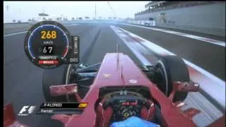 F1 Abu Dhabi 2012 - Alonso lap Q1 - Onboard