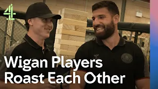 Wigan Teammates In Stitches At HILARIOUS Answers | Tumble Tower Interview | Super League 2023