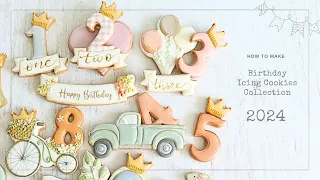 [Birthday icing cookies] | Number cookies to celebrate birthdays and anniversaries