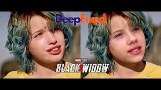 Black Widow Deepfixed - Ever Anderson replaced with young Scarlett Johansson