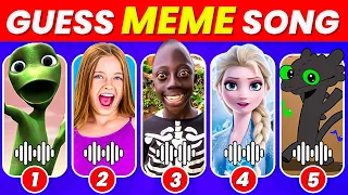 GUESS MEME & WHO'S DANCING 🎤🎵 🔥| Lay Lay, King Ferran, Toothless Salish Matter, MrBeast, Elsa, Tenge